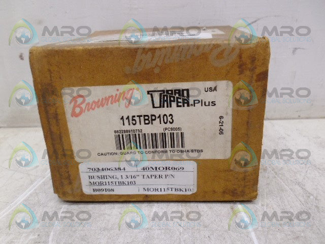 BROWNING PC9005 115TBP103 REDUCER BUSHING KIT *NEW IN BOX*