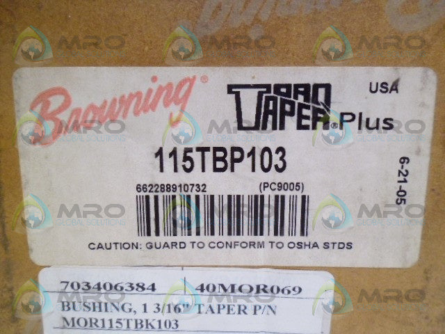 BROWNING PC9005 115TBP103 REDUCER BUSHING KIT *NEW IN BOX*