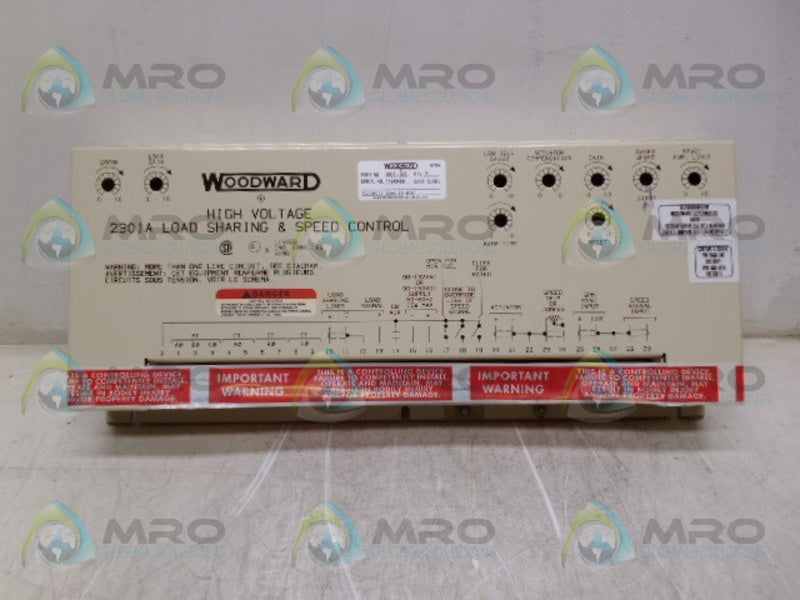 WOODWARD 9903-303 2301A LOAD SHARING & SPEED CONTROL  UNMP