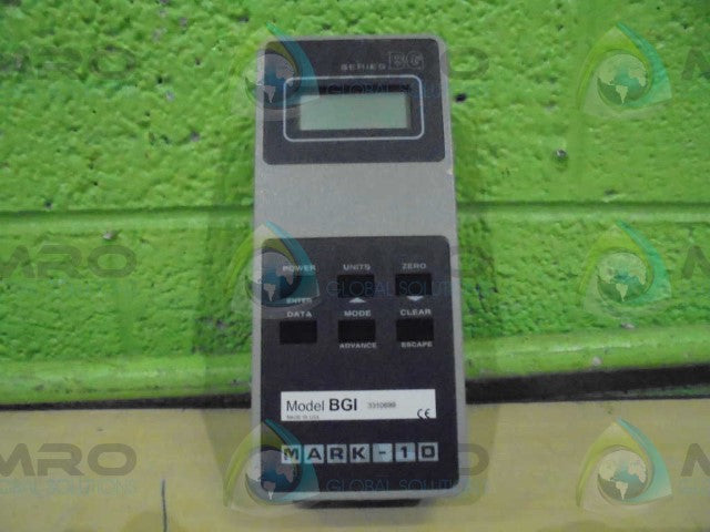 MARK-10 MODEL BGI DIGITAL FORCE GAUGE W/08-1007 & X179925 *NEW IN BOX*