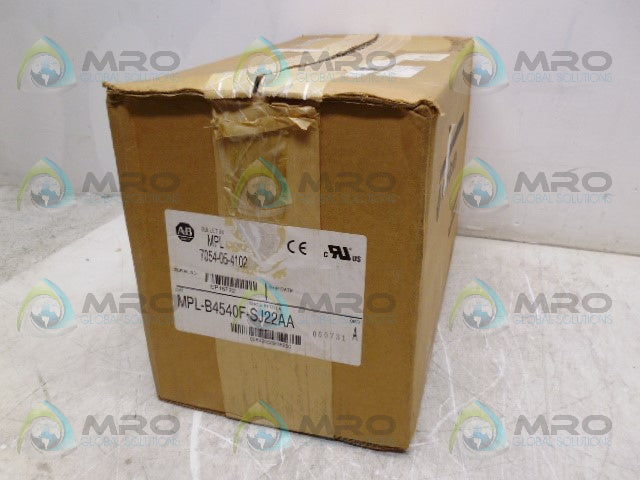 ALLEN BRADLEY MPL-B4540F-SJ22AA SER A AC SERVO MOTOR *NEW IN BOX*