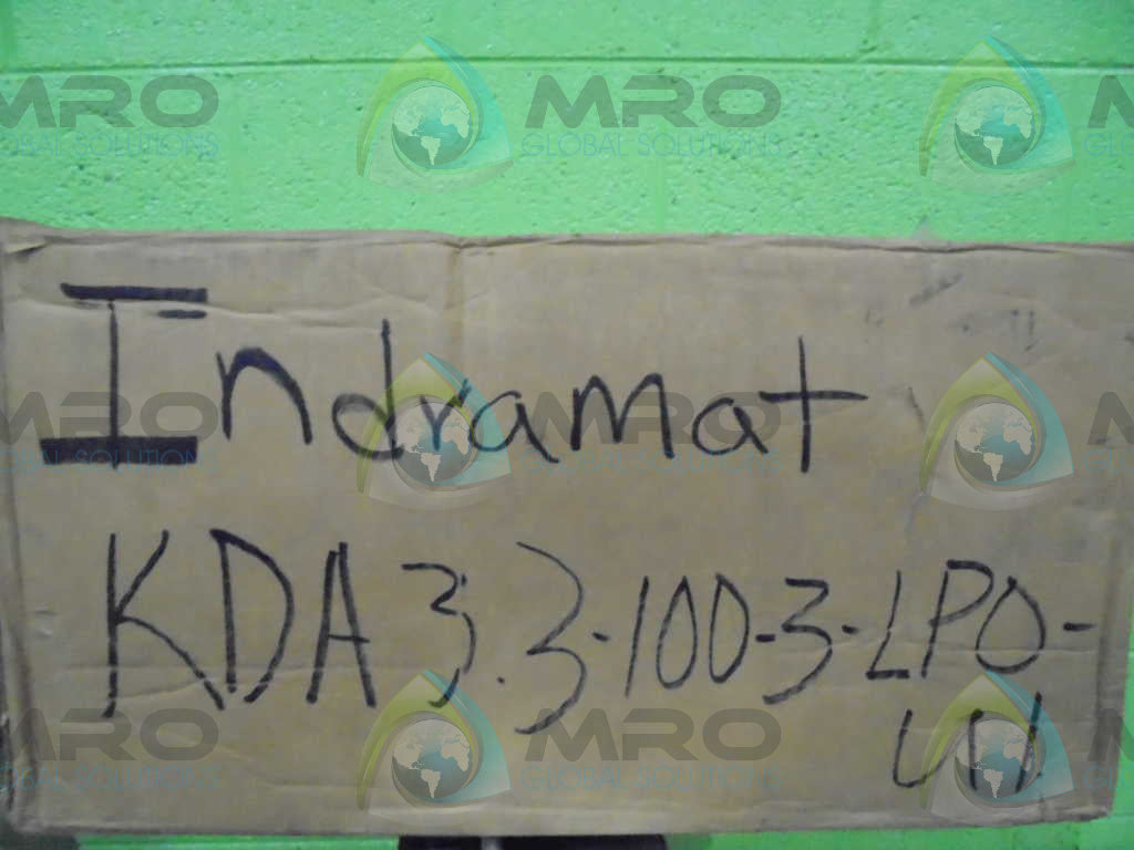 INDRAMAT KDA 3.3-100-3-LP0-U1 AC MAIN SPINDLE DRIVE *NEW IN BOX*