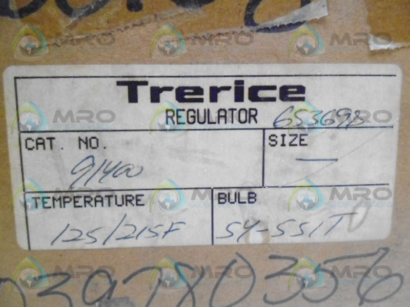 TRERICE 91400 REGULATOR 125/215F *NEW IN BOX*