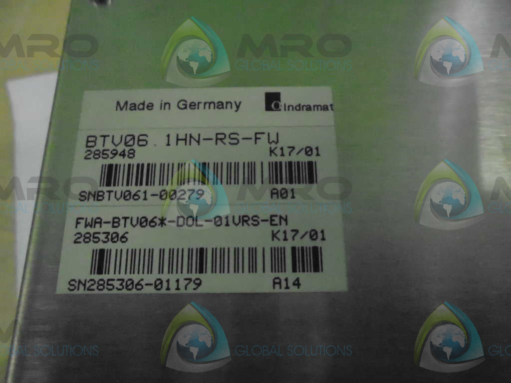 REXROTH BTV06.1HN-RS-FW *NEW IN BOX*