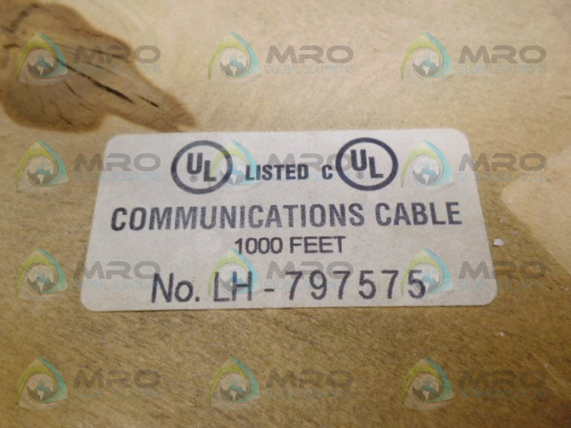 INDUSTRIAL MRO LH-797575 100FT COMMUNCATION CABLE *NEW NO BOX*