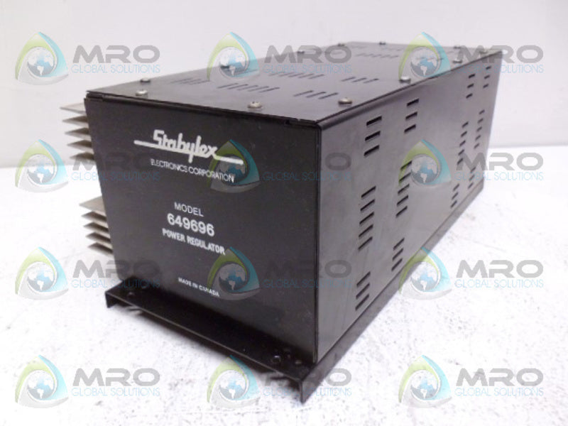 STABYLEX 649696 POWER REGULATOR *USED*
