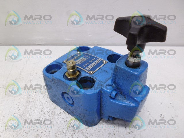 VICKERS CG06C50 RELIEF VALVE *USED*