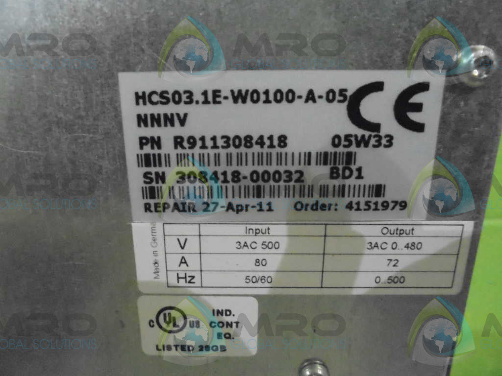 REXROTH HCS03.1E-W0100-A-05-NNNV *NEW IN BOX*