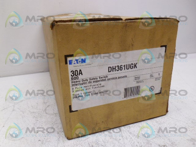 EATON DH361UGK SAFETY SWITCH *NEW IN BOX*