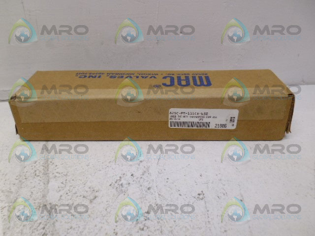 MAC 825C-PM-111CA-652 SOLENOID VALVE *FACTORY SEALED*