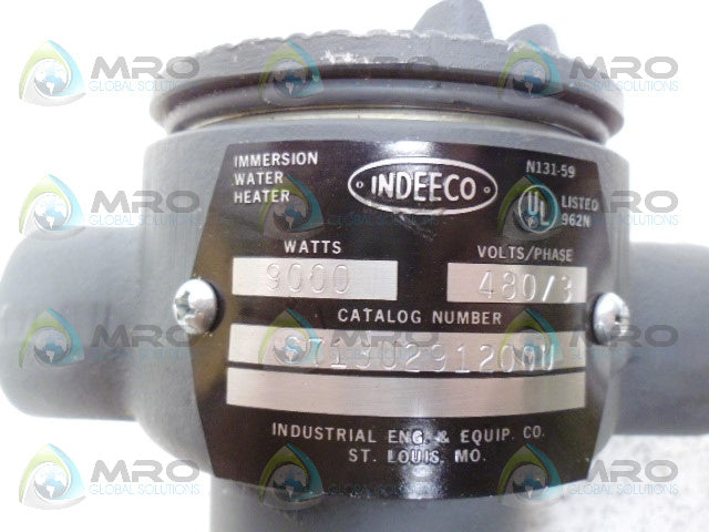 INDEECO S713U291200U IMMERSION WATER HEATER *NEW NO BOX*
