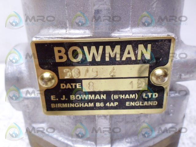 BOWMAN 38754 OIL COOLER *NEW NO BOX*