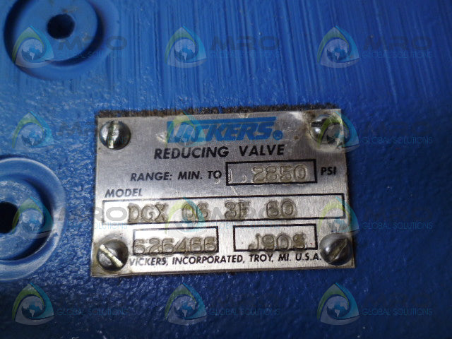 VICKERS DGX063F60 REDUCING VALVE *NEW NO BOX*