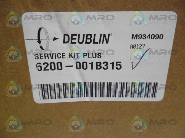 DEUBLIN 6200-001B315 SERVICE KIT PLUS *NEW IN BOX*