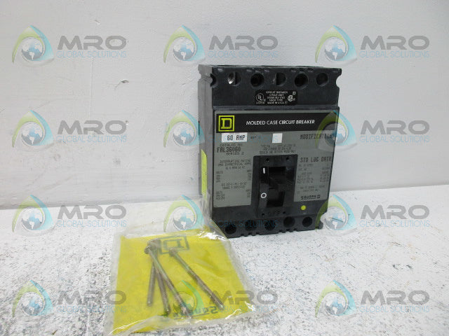 SQUARE D FAL36060 CIRCUIT BREAKER (GREEN) *NEW IN BOX*
