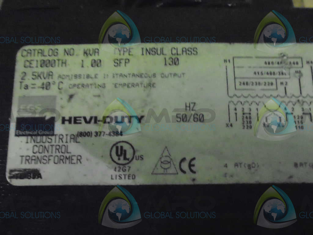 HEVI-DUTY CE1000TH CONTROL TRANSFORMER *NEW NO BOX*