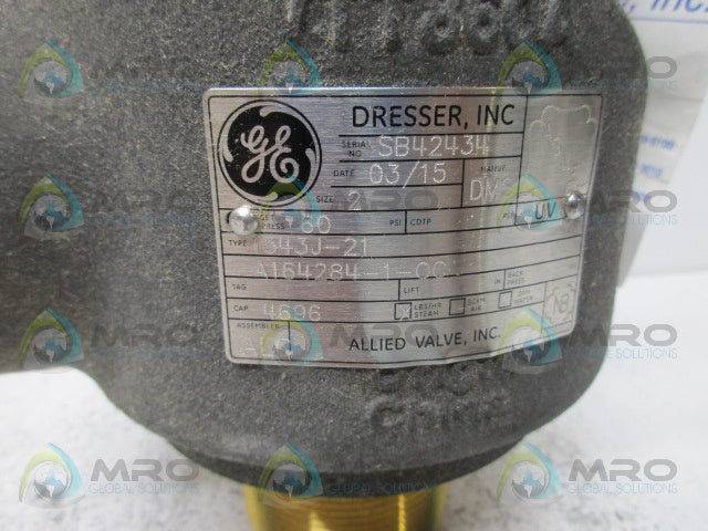 DRESSER 1543J-21 43J VALVE *NEW IN BOX*