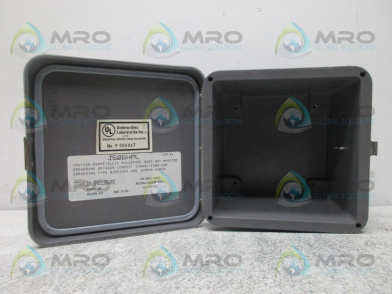 ROBROY J606HPL STAHLIN FIBERGLASS ENCLOSURE *NEW IN BOX*