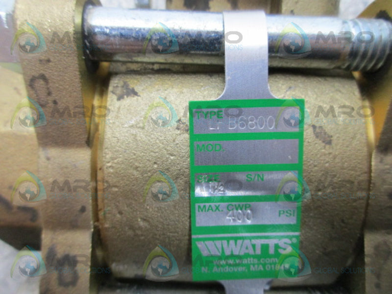 WATTS LFB6800 1 1/2 BALL VALVE *NEW IN BOX*