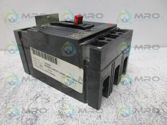 GENERAL ELECTRIC THED136040 CIRCUIT BREAKER *USED*