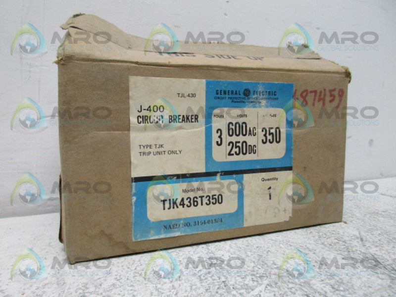 GENERAL ELECTRIC TJK436T350 CIRCUIT BREAKER TRIP UNIT *NEW IN BOX*