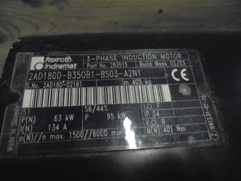 REXROTH INDRAMAT 2AD180D-B350B1-BS03-A2N1 *NEW IN BOX*