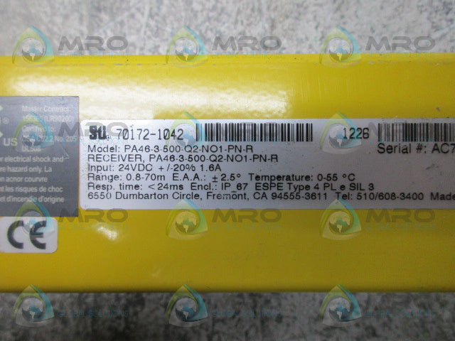 STI PA46-3-500-Q2-N01-PN-R RECEIVER (AS PICTURED) *USED*