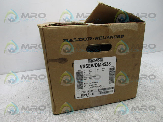 BALDOR VSSEWDM3538 .5HP 1765RPM SUPER-E MOTOR *NEW IN BOX*