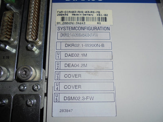 REXROTH INDRAMAT DKR02.1-W200N-BA03-01-FW * NEW IN BOX *