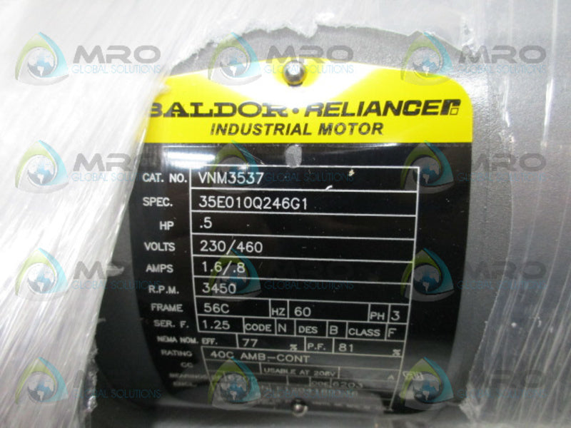 BALDOR VNM3537 .5HP 3450RPM INDUSTRIAL MOTOR *NEW IN BOX*