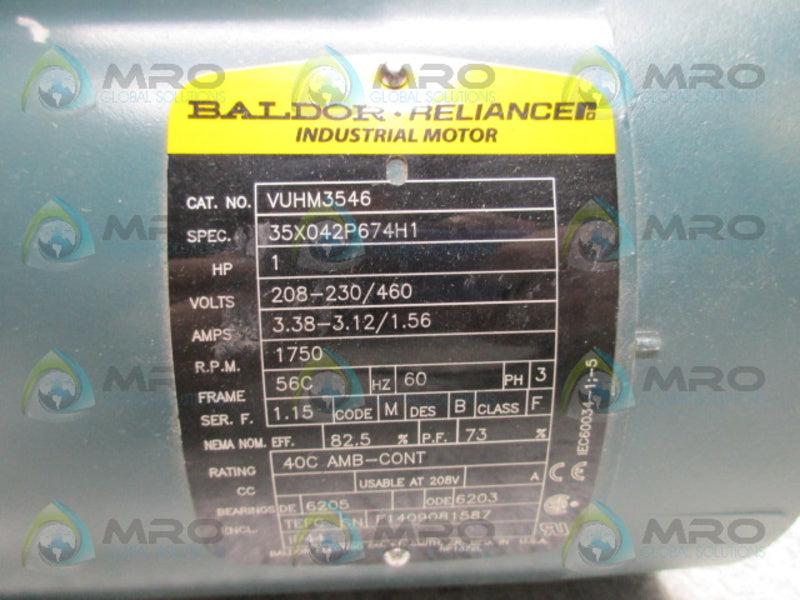 BALDOR RELIANCE VUHM3546 *NEW NO BOX*