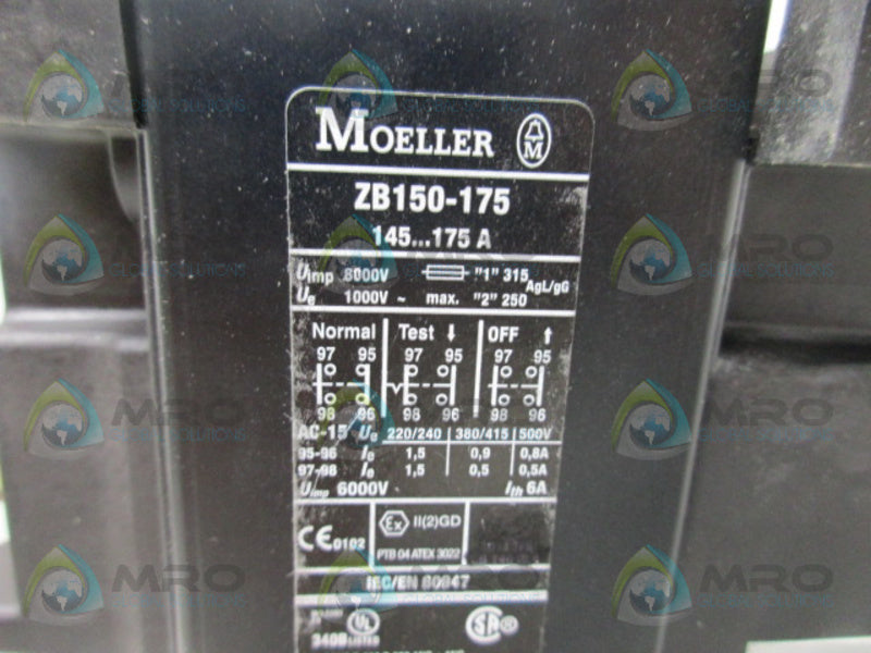 MOELLER ZB150-175 OVERLOAD RELAY *NEW IN BOX*