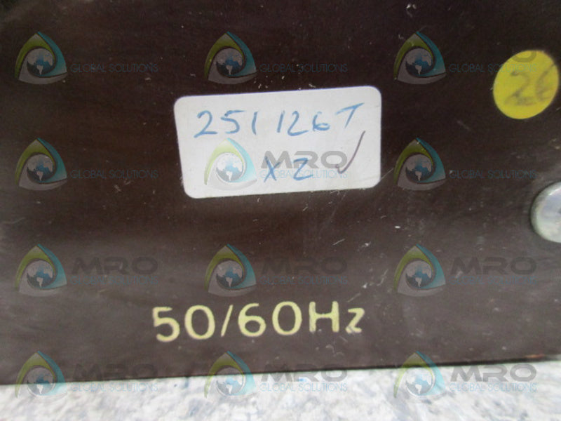 INDUSTRIAL MRO PART# 251126T x2 TRANSFORMER *NEW NO BOX*