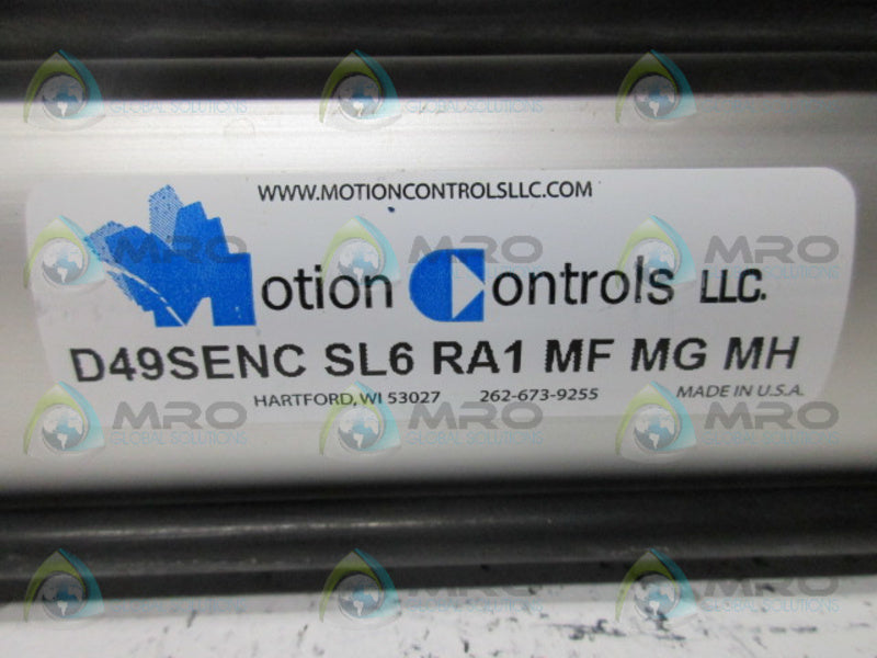MOTION CONTROLS D49SENCSL6RA1MFMGMH (AS PICTURED) CYLINDER *NEW NO BOX*