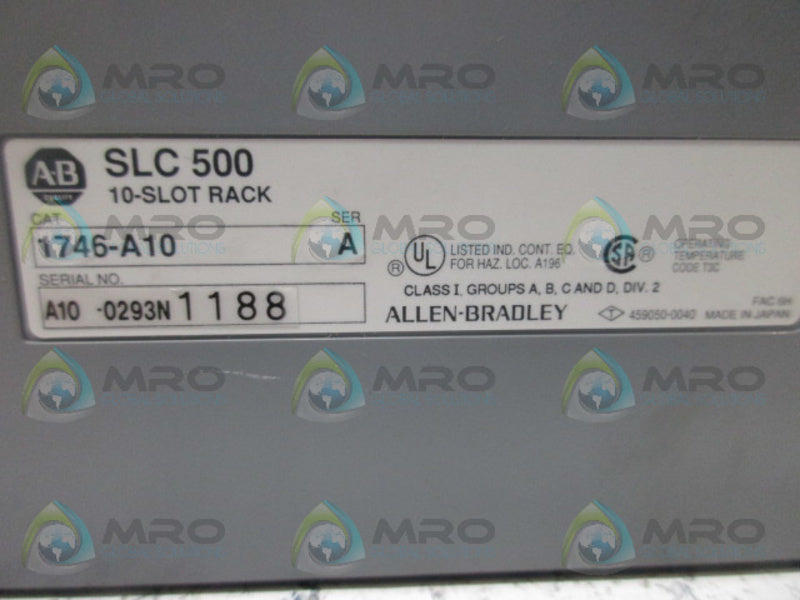 ALLEN BRADLEY 1746-A10 SER. A * NEW NO BOX *