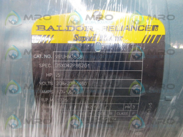BALDOR VEUHM3538 .5HP 1735RPM SUPER-E MOTOR *NEW IN BOX*
