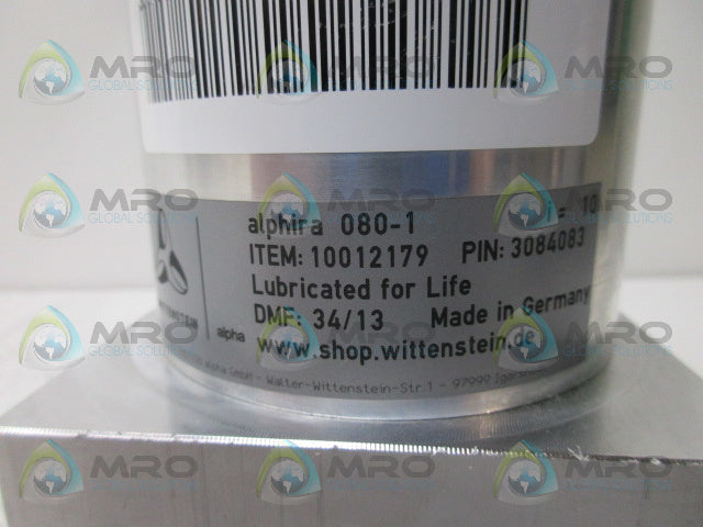 WITTENSTEIN 10012179 ALPHIRA080-1 GEAR HEAD *NEW NO BOX*