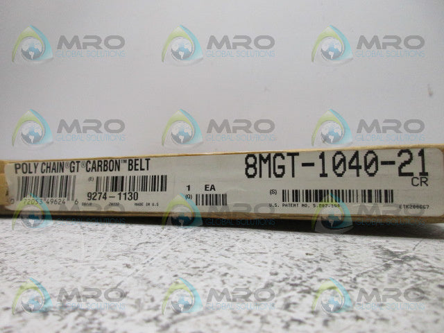 GATES 8MGT-1040-21 POLY CHAIN GT CARBON BELT *FACTORY SEALED*