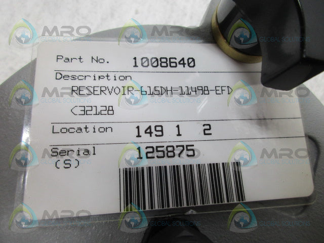 EFD 1008640 615DH RESERVOIR *NEW NO BOX*