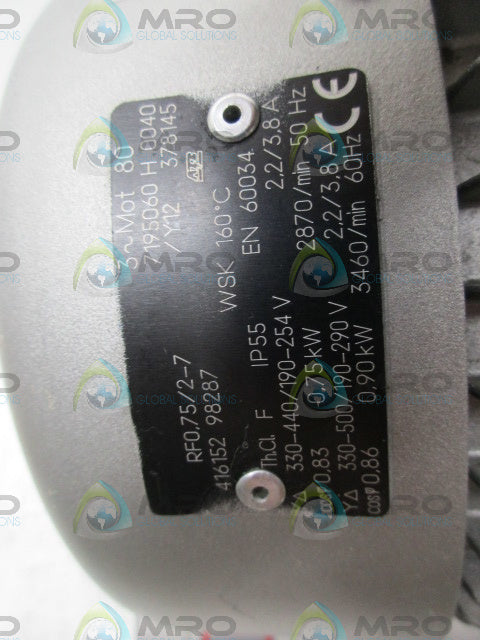 BECKER SV8.130/1-01 VSF VACUUM PUMP BLOWER *USED*