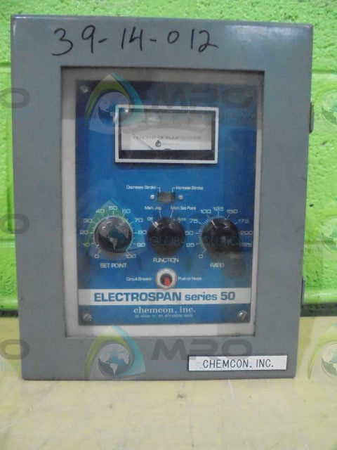 CHEMCON INC ELECTROSPAN SERIES 50 *USED*