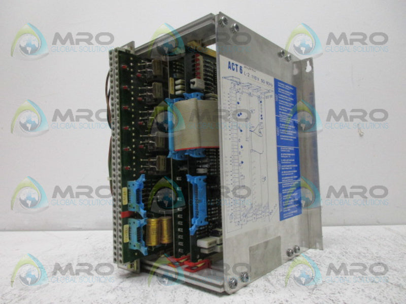 KONE ACT6L-2 RACK W/POWER SUPPLY*USED*
