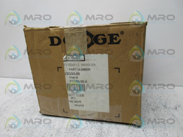 DODGE 23Q30L56 RATIO 30:1 GEAR REDUCER *NEW IN BOX*