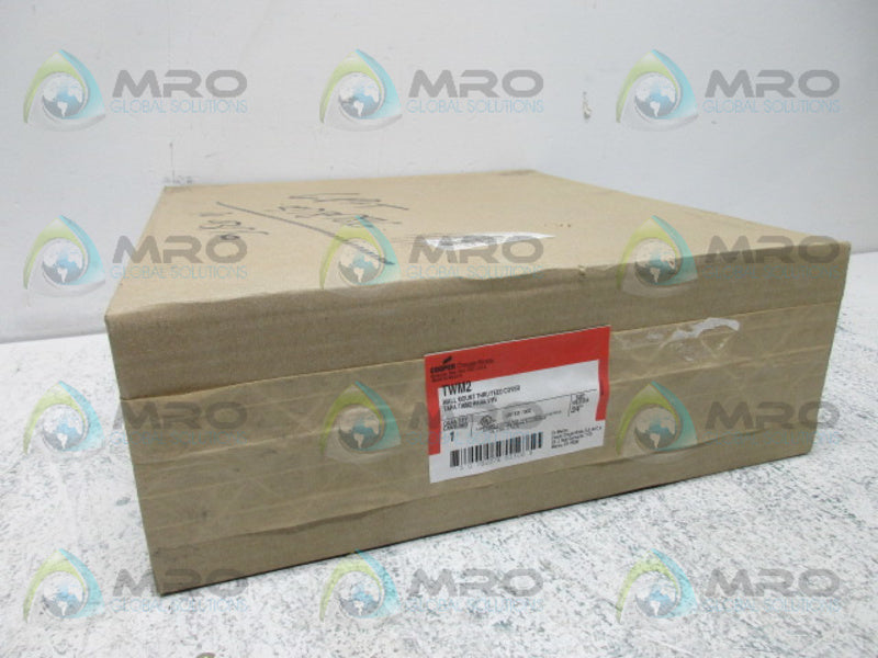 COOPER  TWM2  WALL MOUNT THRU FEED COVER * FACTORY SEALED *