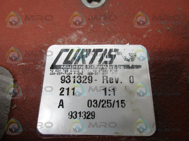 CURTIS 931329 GEAR BOX *NEW NO BOX*