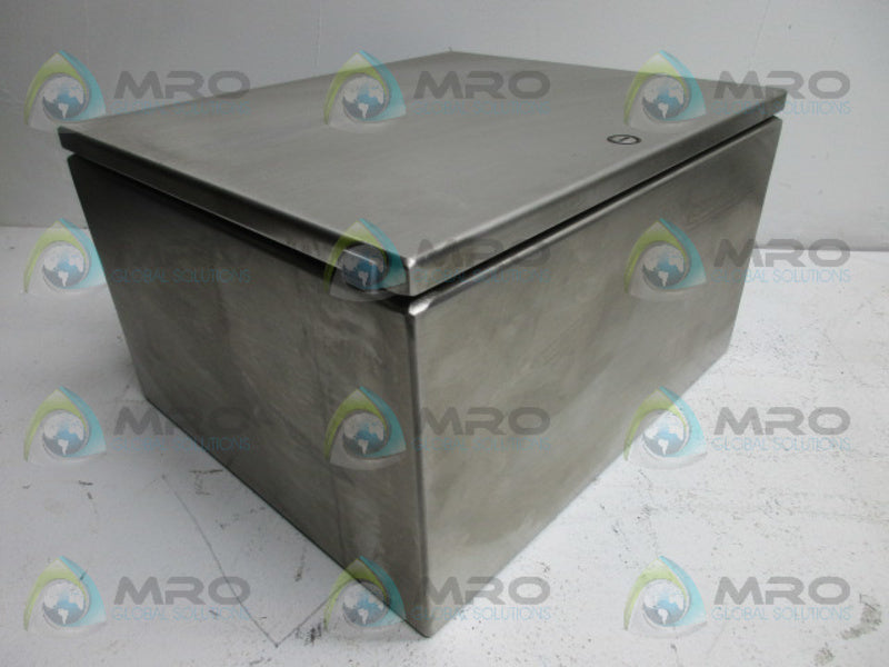 HOFFMAN LHC353020SS6 STAINLESS STEEL ENCLOSURE *USED*