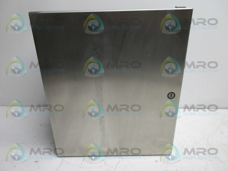 HOFFMAN LHC353020SS6 STAINLESS STEEL ENCLOSURE *USED*