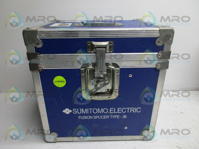 SUMITOMO ELECTRIC TYPE 36 FUSION SPLICER *USED*
