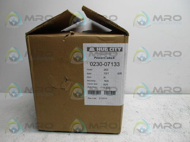 HUBCITY 0230-07133 WORM GEAR RATIO 10:1 *NEW IN BOX*