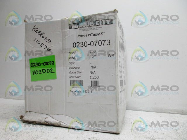 HUBCITY 0230-07073 WORM GEAR RATIO 10:1 *NEW IN BOX*